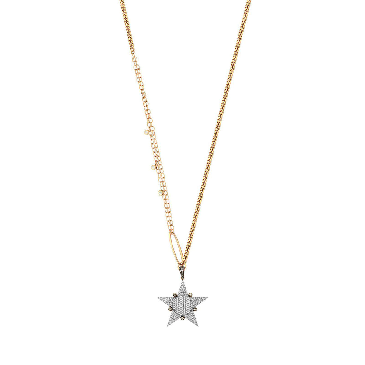 Midi Eclectic Star Necklace