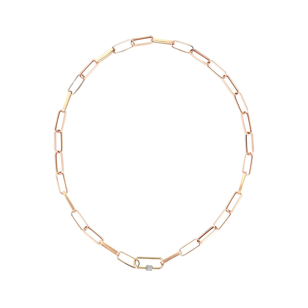 Maxi Rectangle Chain Necklace - Kismet By Milka