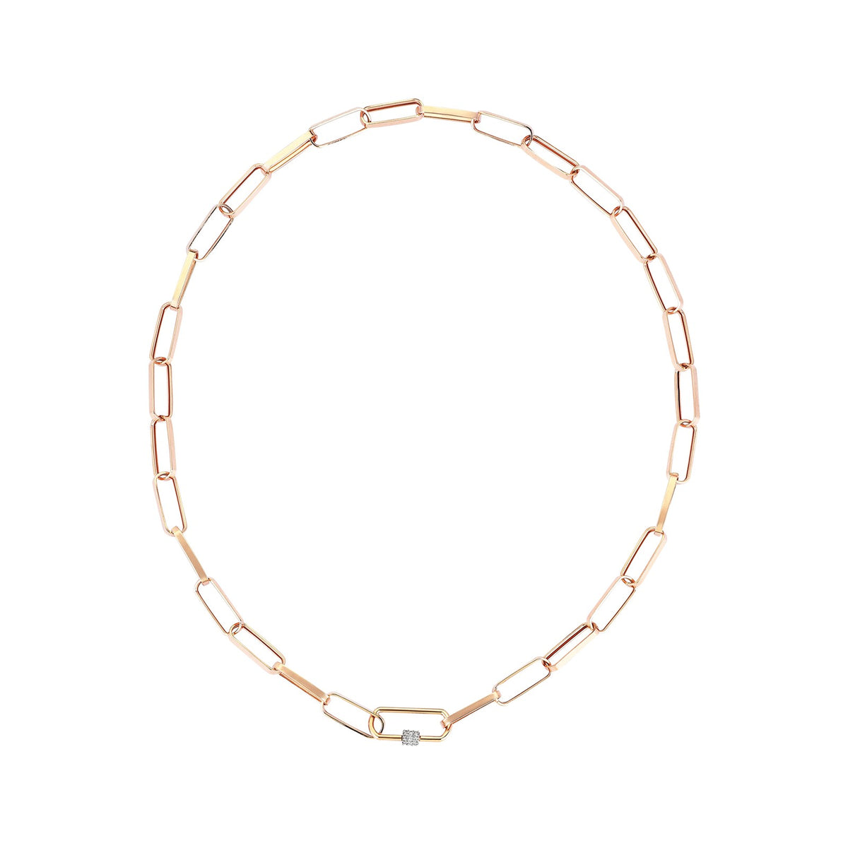 Maxi Rectangle Chain Necklace